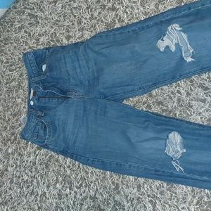 women's Levi's high waisted straight legged jeans